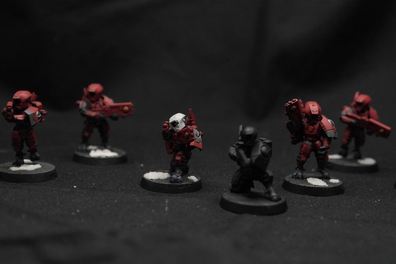Pre-loved T’au Fire Warriors Breacher Team – Warhammer 40k