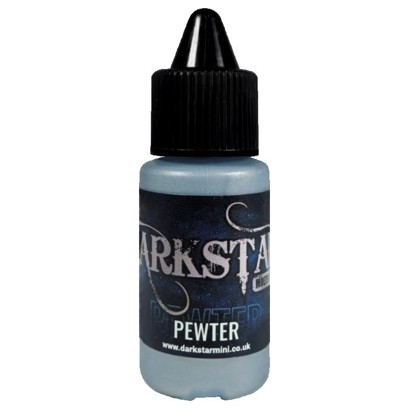 Darkstar Pewter paint – metallic acrylic 17ml bottle