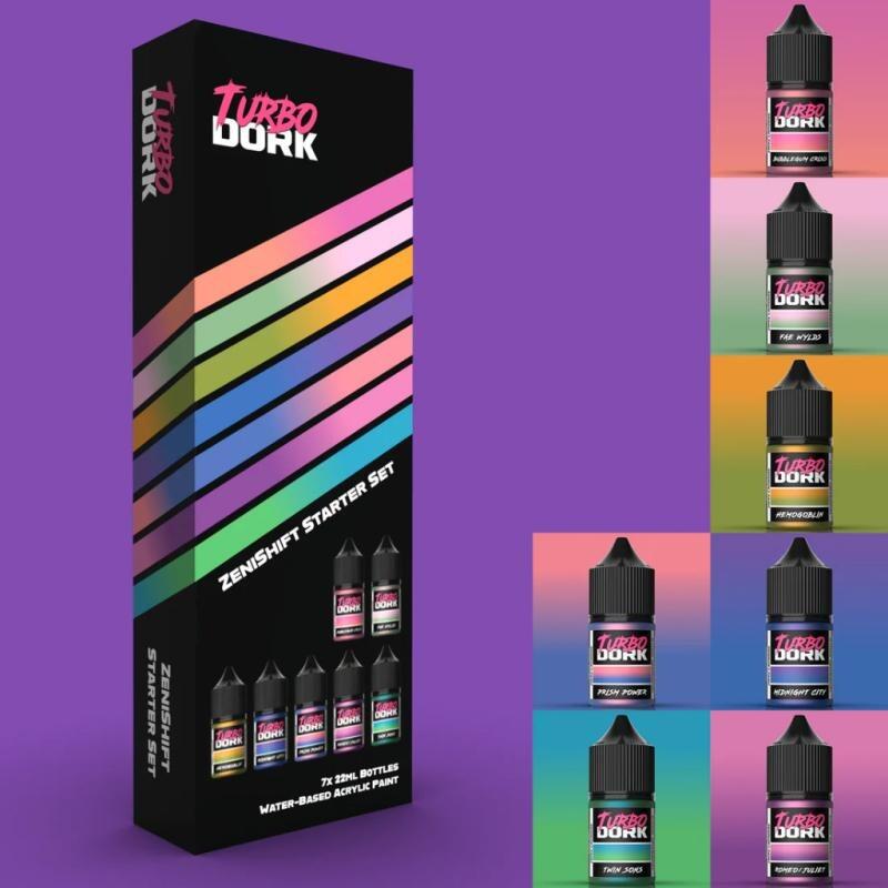 Turbo Dork ZeniShift Starter Set – colour-shift paints