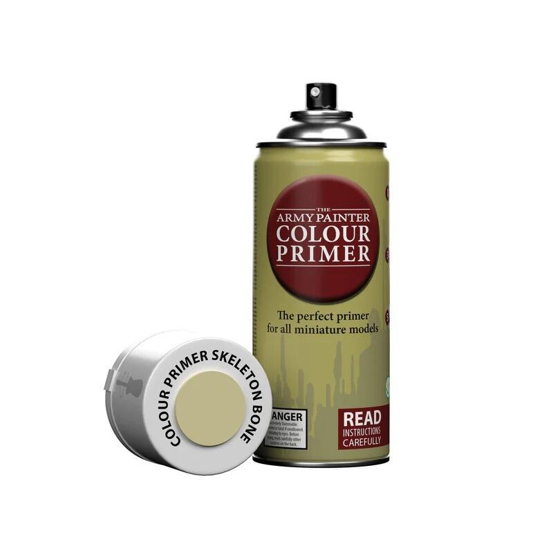 Army Painter Colour Primer Skeleton Bone spray can