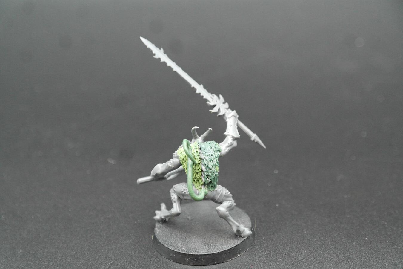 Close-up conversion detail Skaven daemon character model