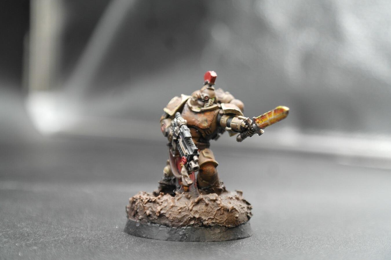 Pre-loved Primaris Captain Space Marines Warhammer 40k front view
