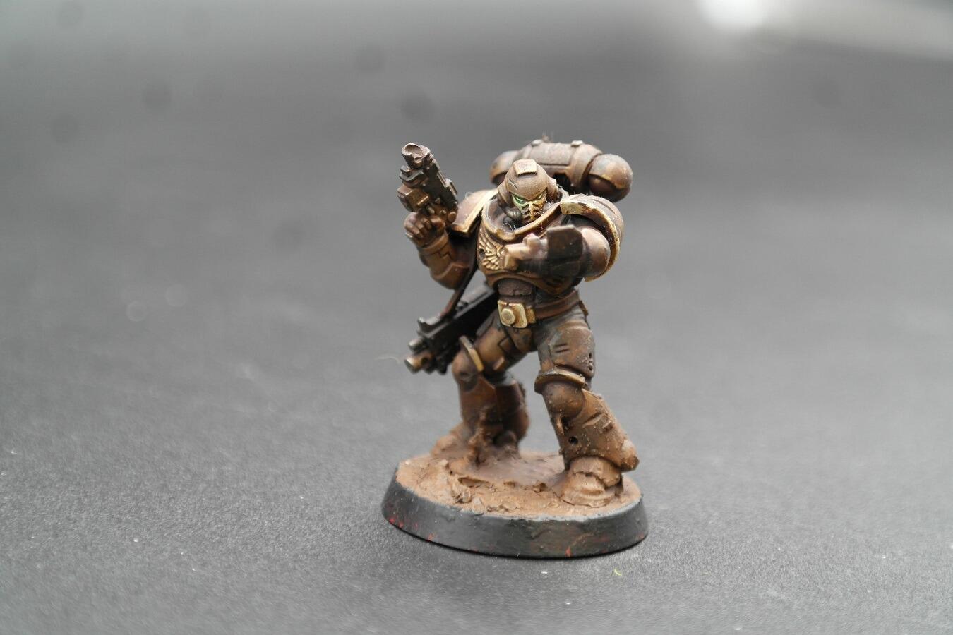 Pre-loved Intercessor Squad 12 models Space Marines Warhammer 40k fully built close-up