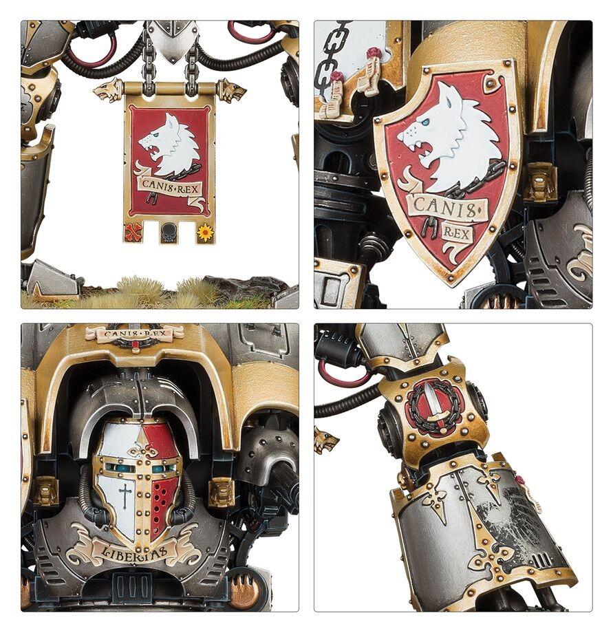 Canis Rex miniature assembled close up banner detailing