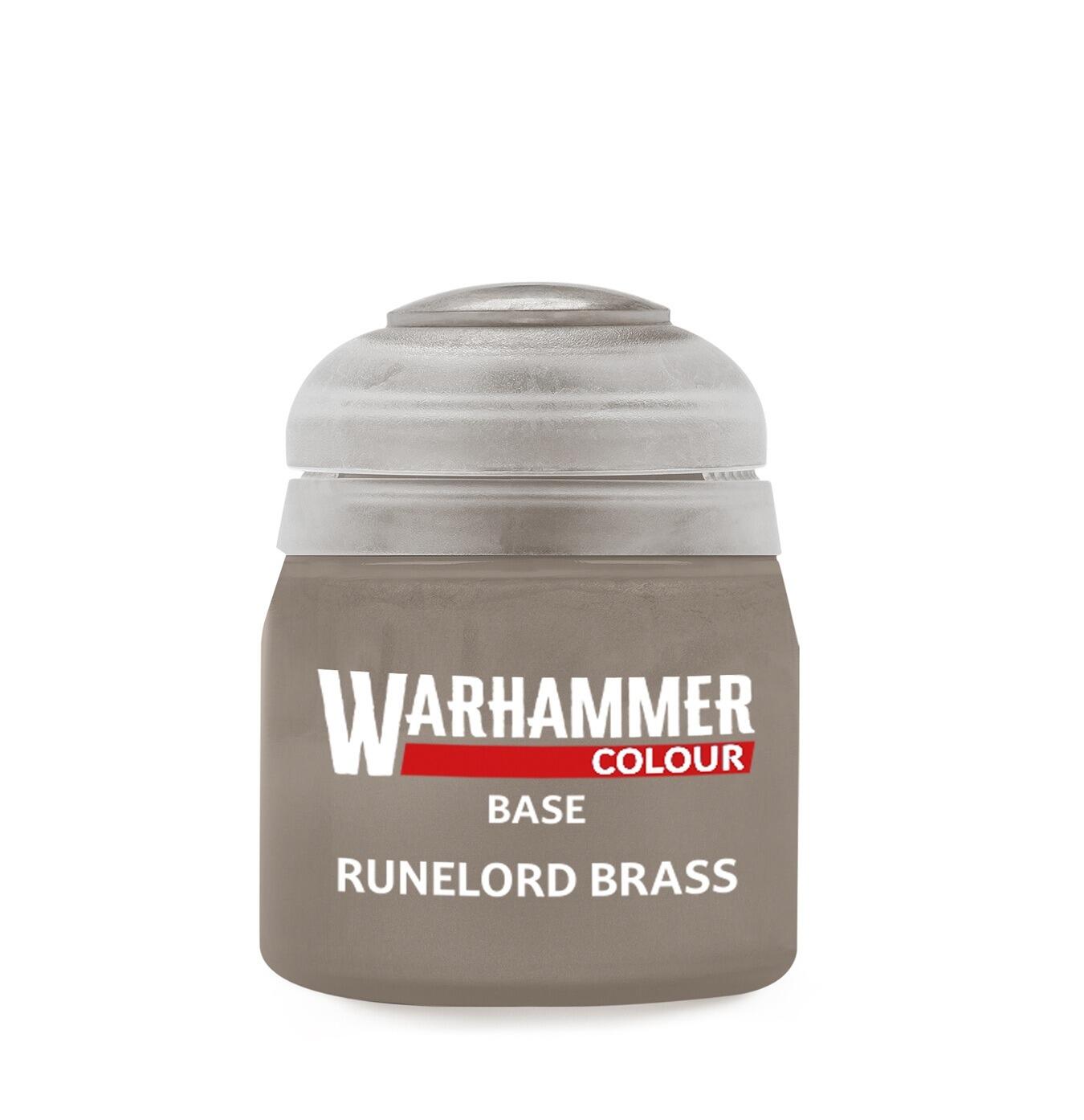 Citadel Paints Runelord Brass base paint 1