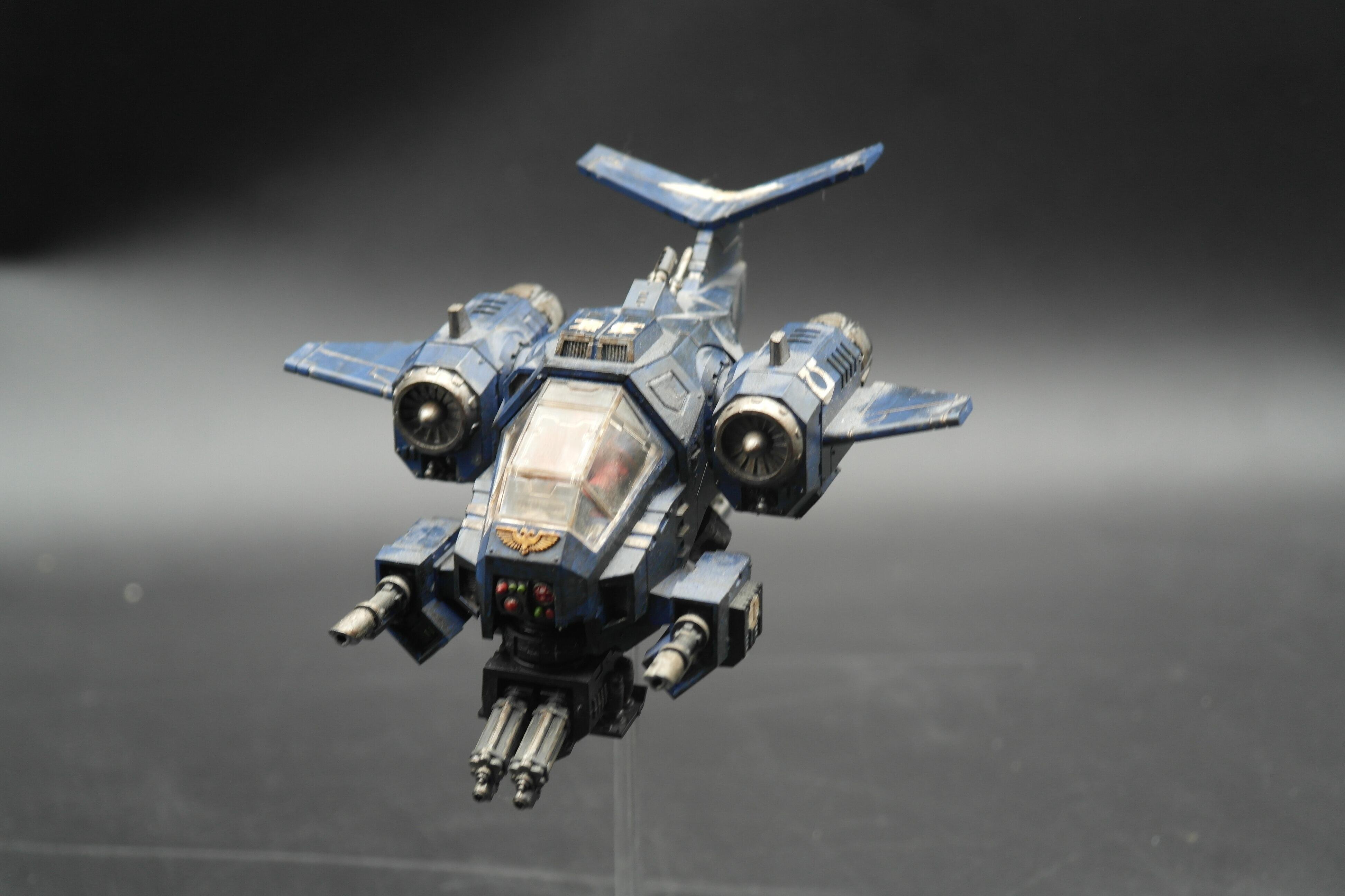Pre-loved Stormtalon Gunship Space Marines Warhammer 40k side angle