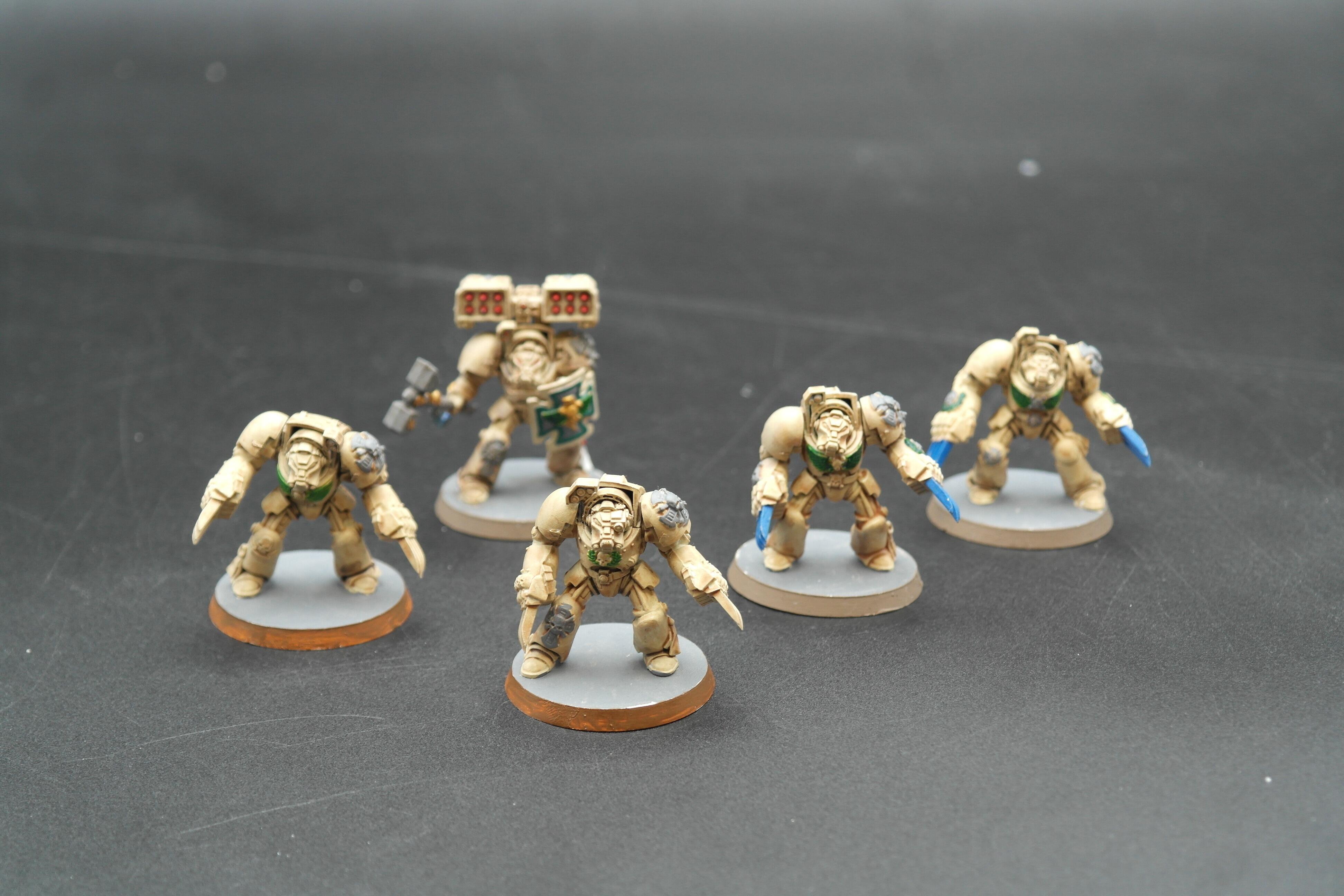 Pre-loved old style Terminators Ref 101 Space Marines Warhammer 40k front view