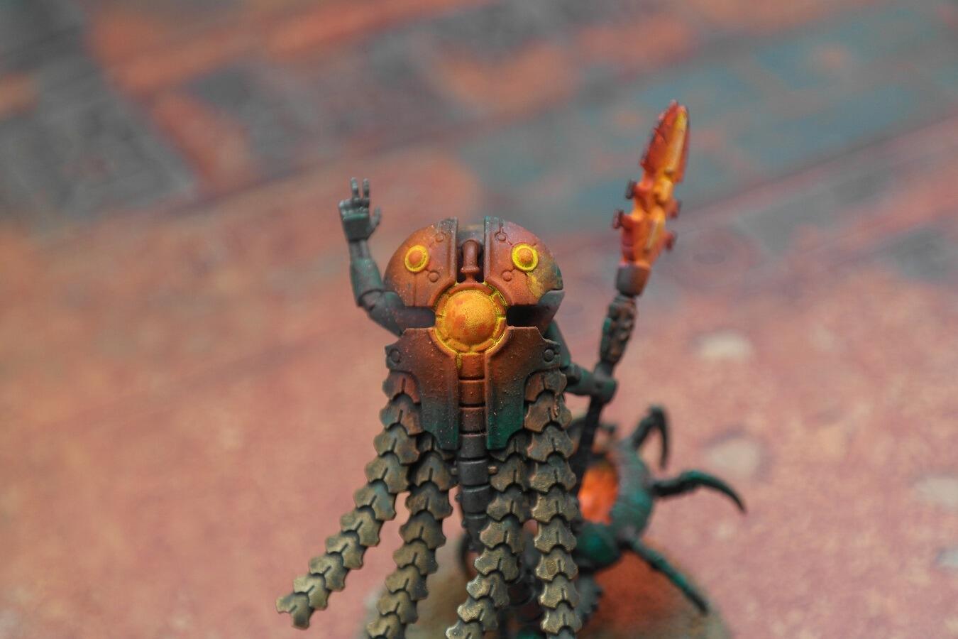 Pre-Loved Kill Team: Hierotek Circle Technomancer close-up back