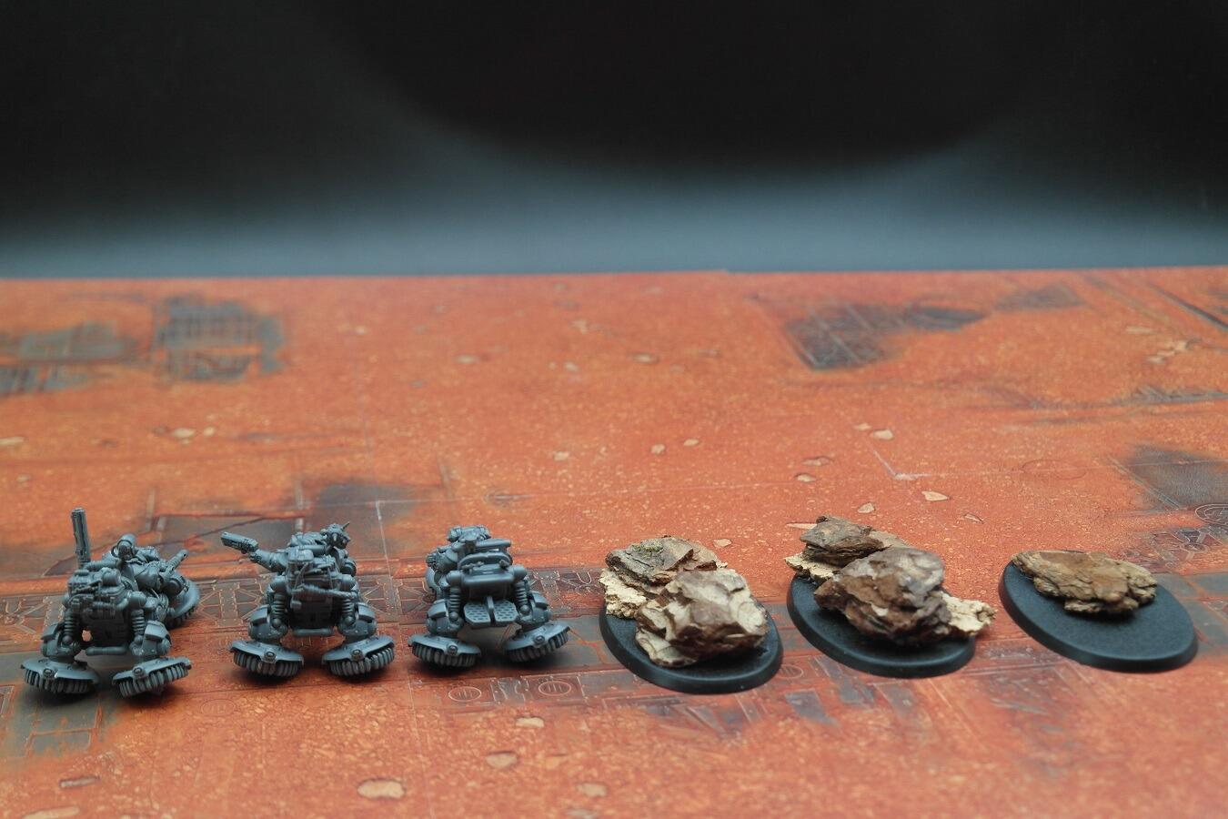 Pre-Loved Hernkyn Pioneers with Custom Bases Rear VIew