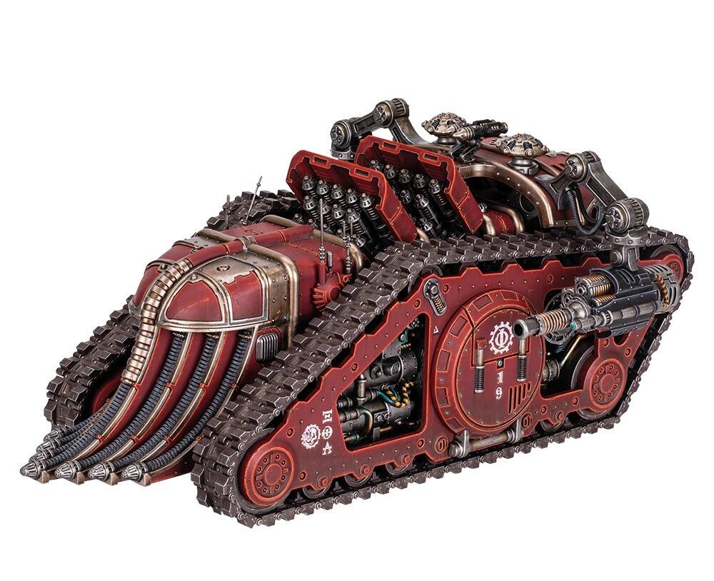 Mechanicum Karacnos tank plastic build