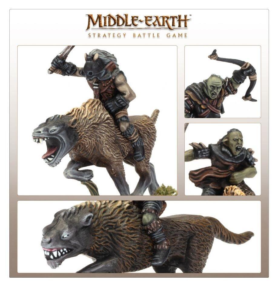 Warg Riders charging on battlefield
