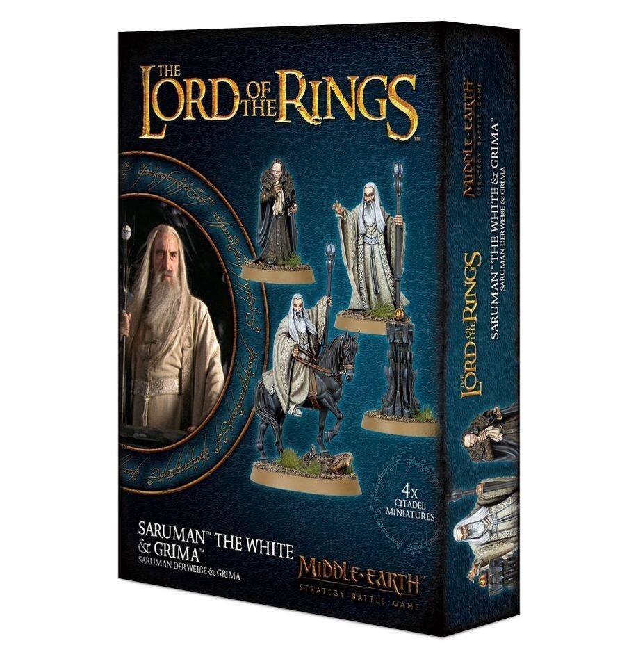 Product box contents of Saruman & Gríma Wormtongue set