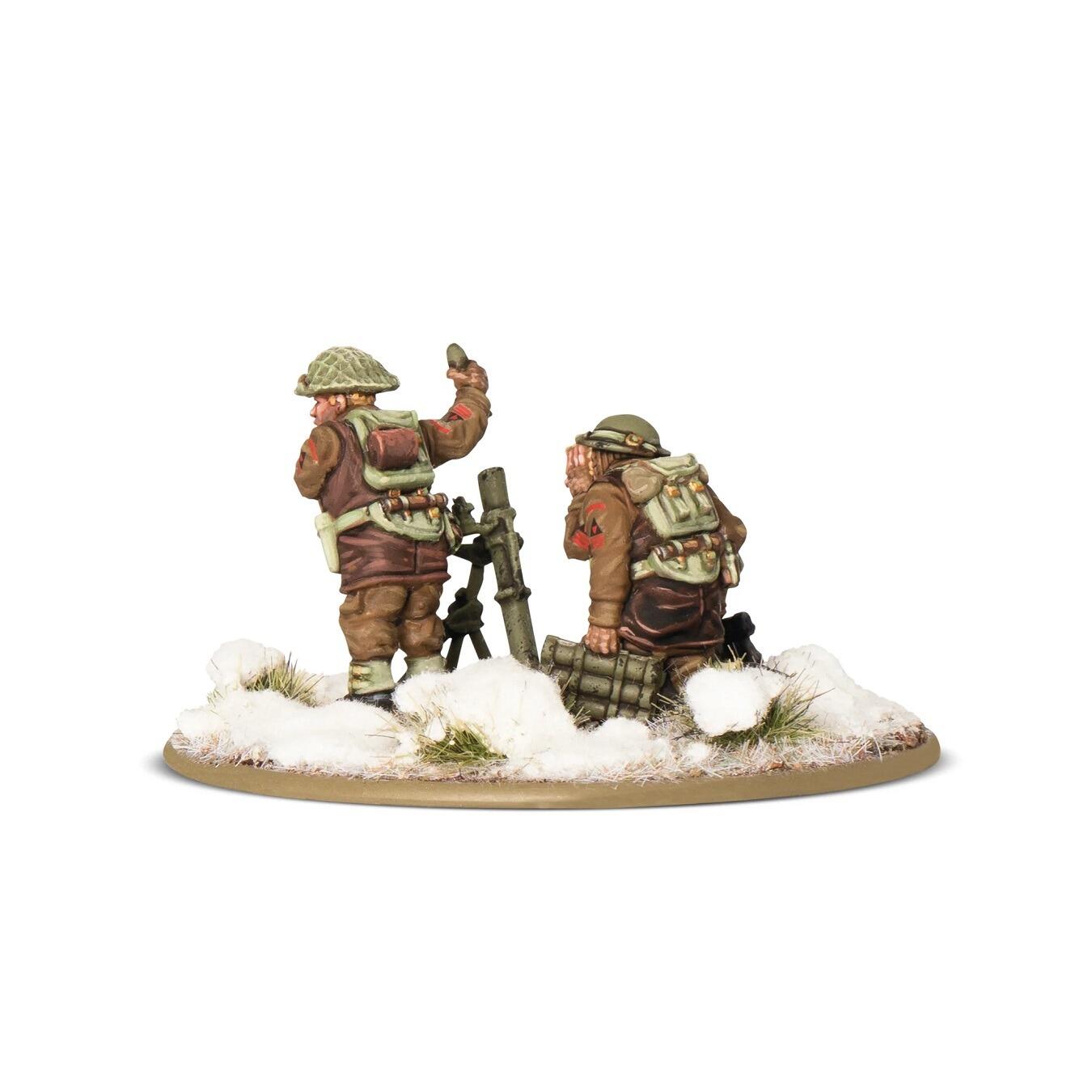 Winter-uniform mortar crew – models as shown