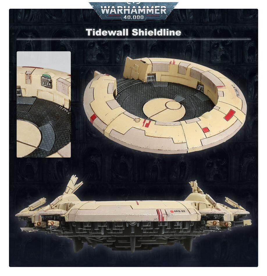 Shieldline assembled with Fire Warriors onboard