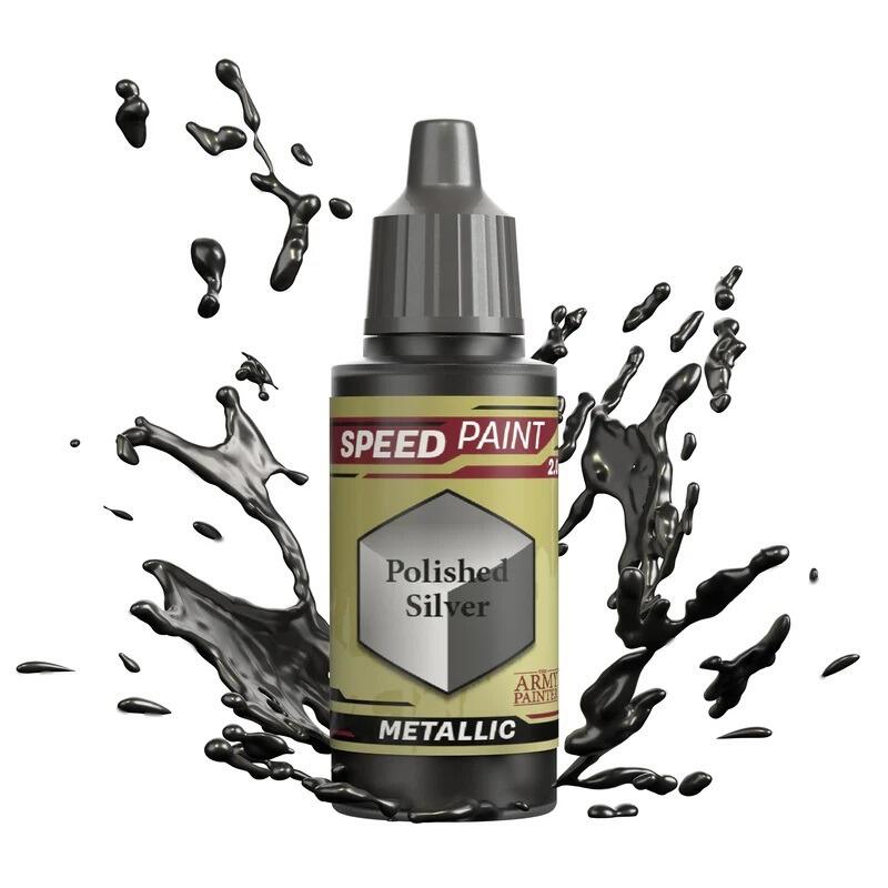 Army Painter Speedpaint: Polished Silver bottle front