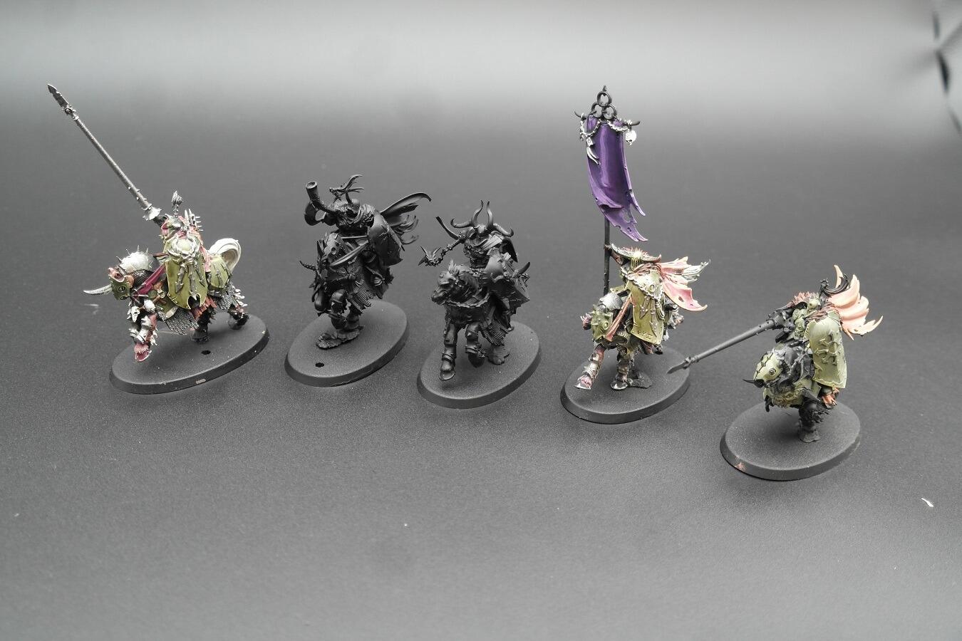 Pre-loved Chaos Knights charging formation – Warhammer Age of Sigmar