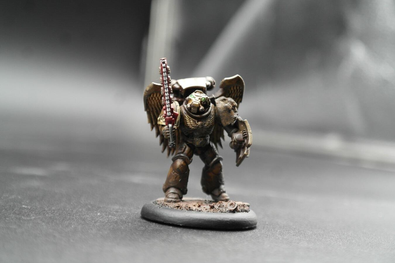 Pre-loved Jump Pack Character converted Space Marines Warhammer 40k front view