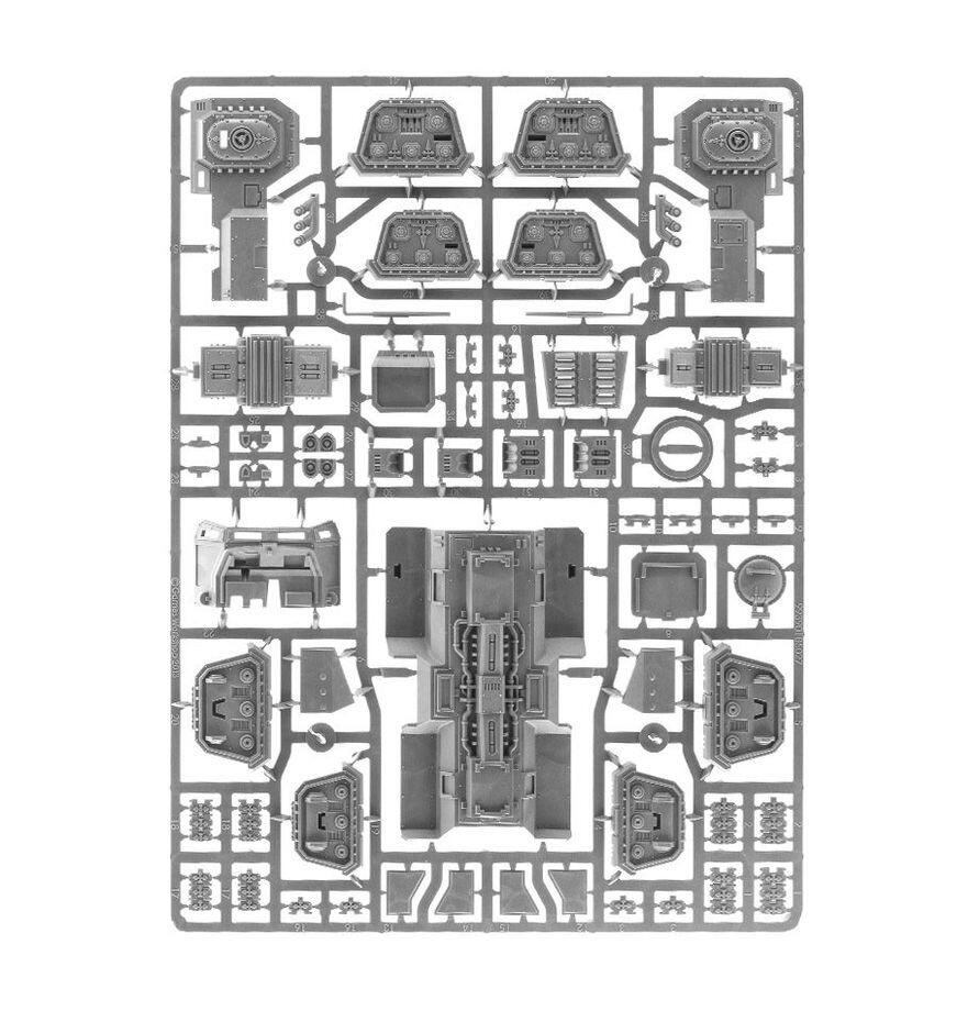 Taurox miniature on sprue