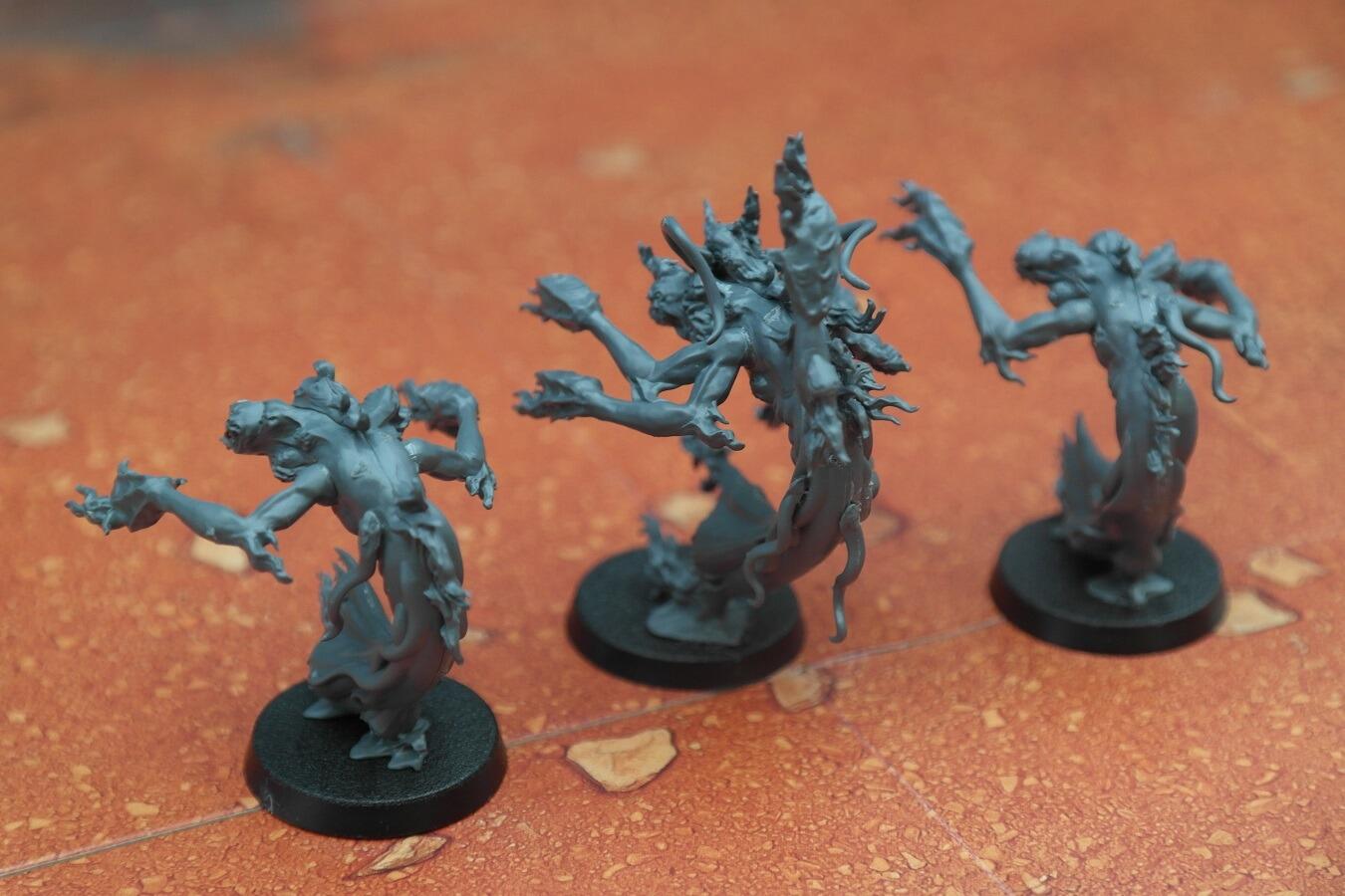 Pre-Loved Flamers of Tzeentch (3) AoS / 40k rear view