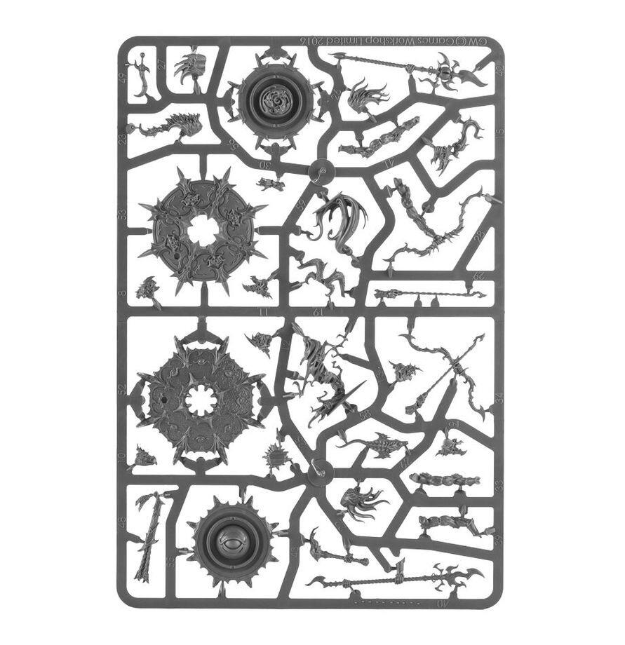 Tzaangor Enlightened miniatures sprue detail