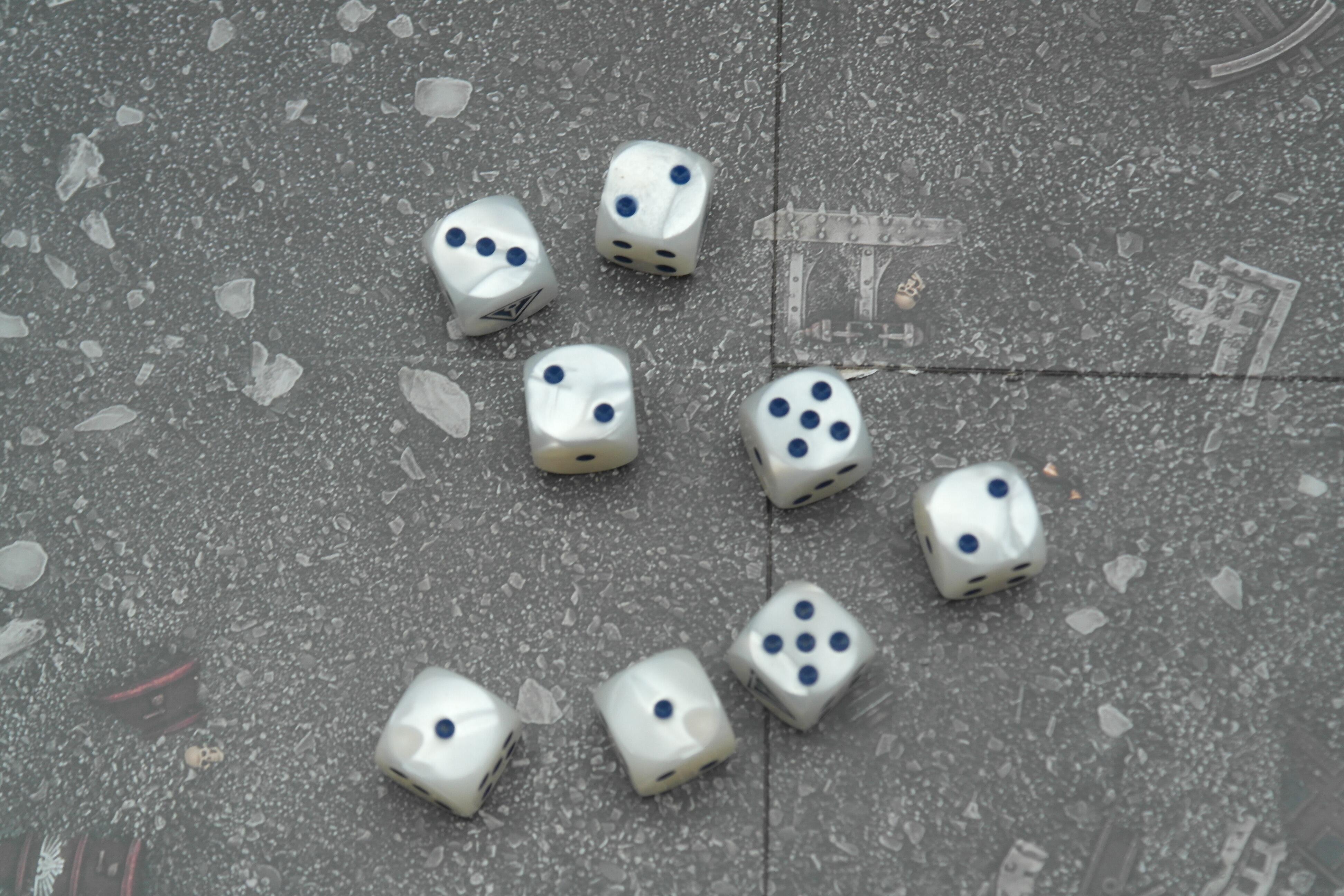 Pre-loved T'au Empire Dice Warhammer 40k front view