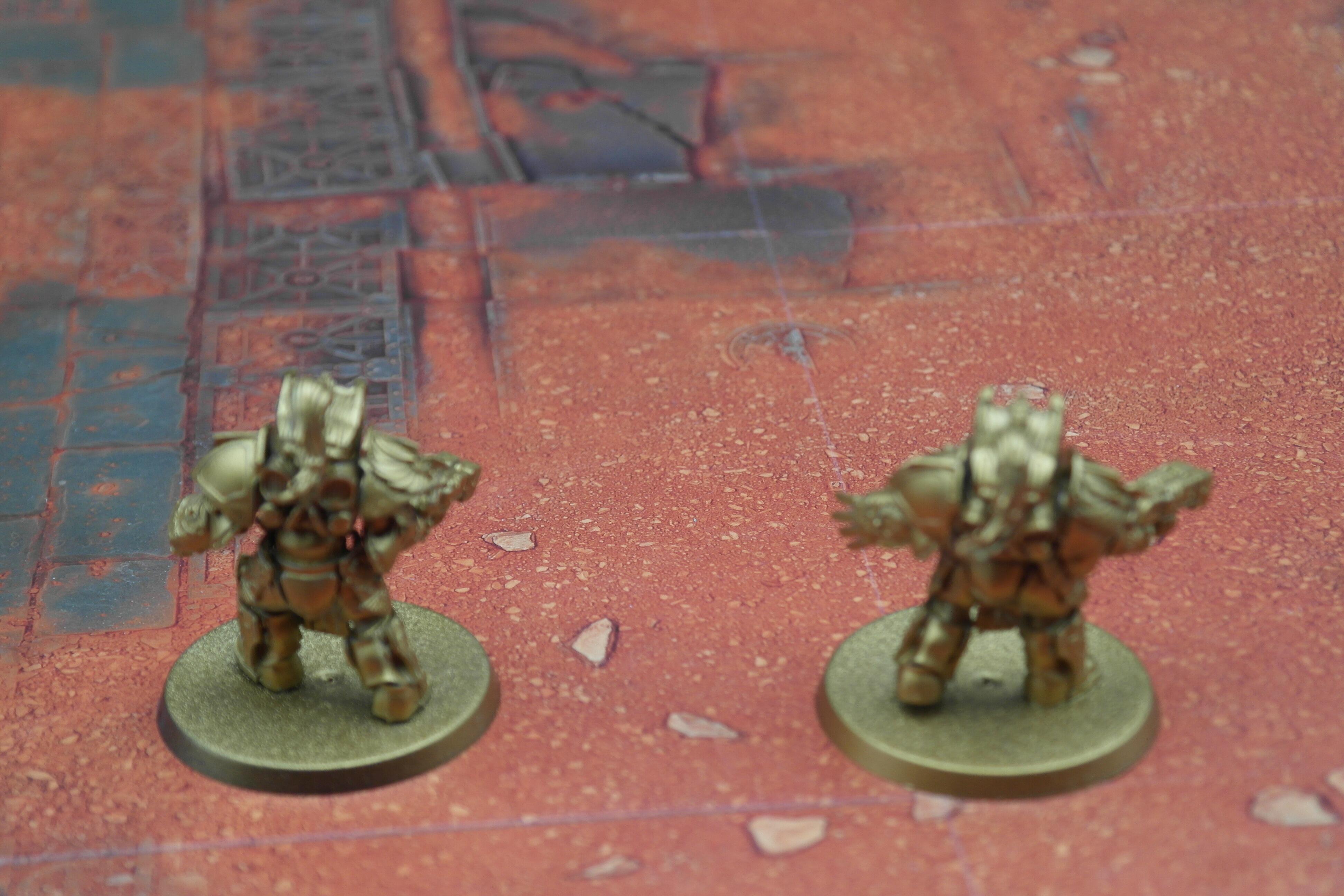 Pre-loved Aquilon Terminators x2 with Adrathic Destructors rear view