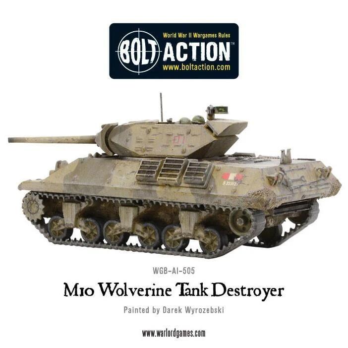 M10 Wolverine Tank Destroyer rear view