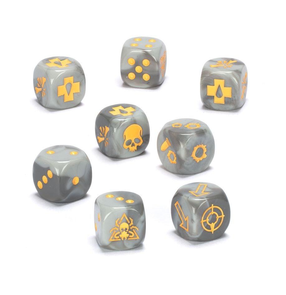 Necromunda Ash Waste Nomads Custom Dice – Warhammer Tabletop Gaming