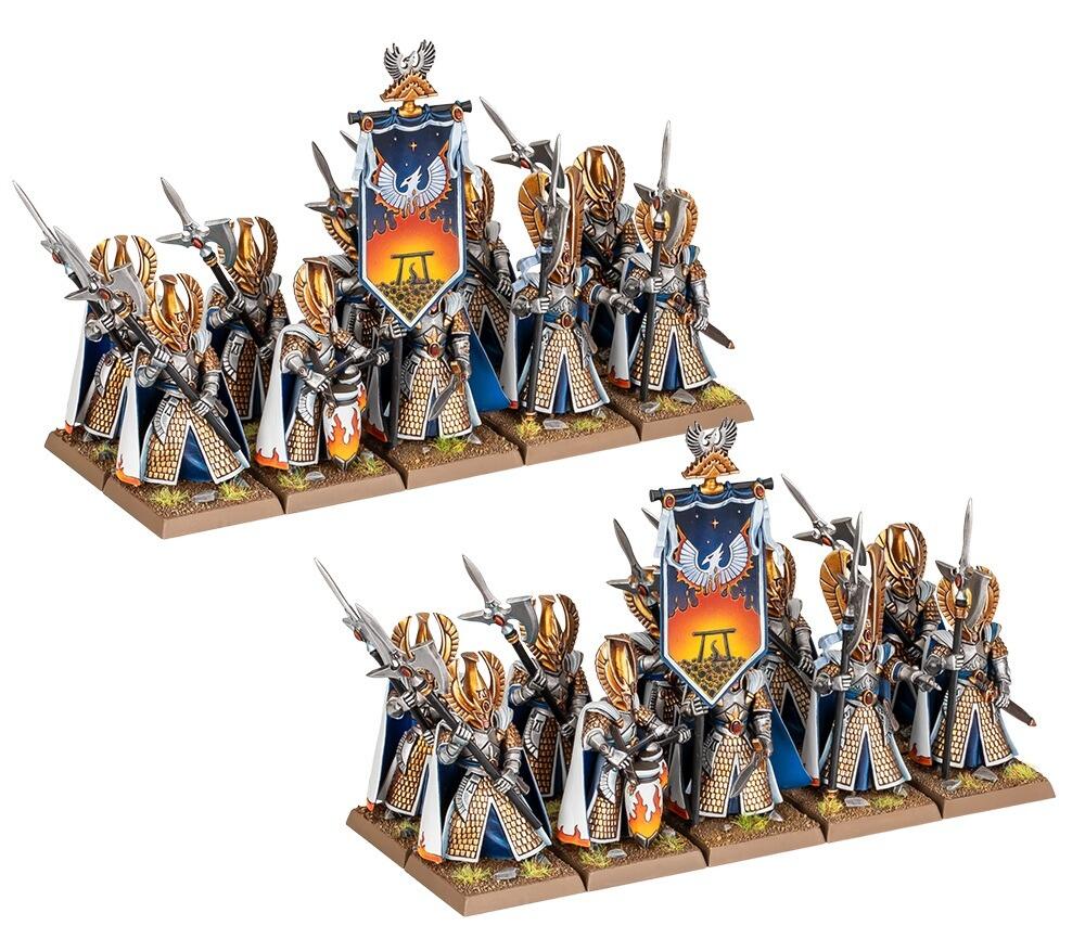 High Elf Phoenix Guard with halberds