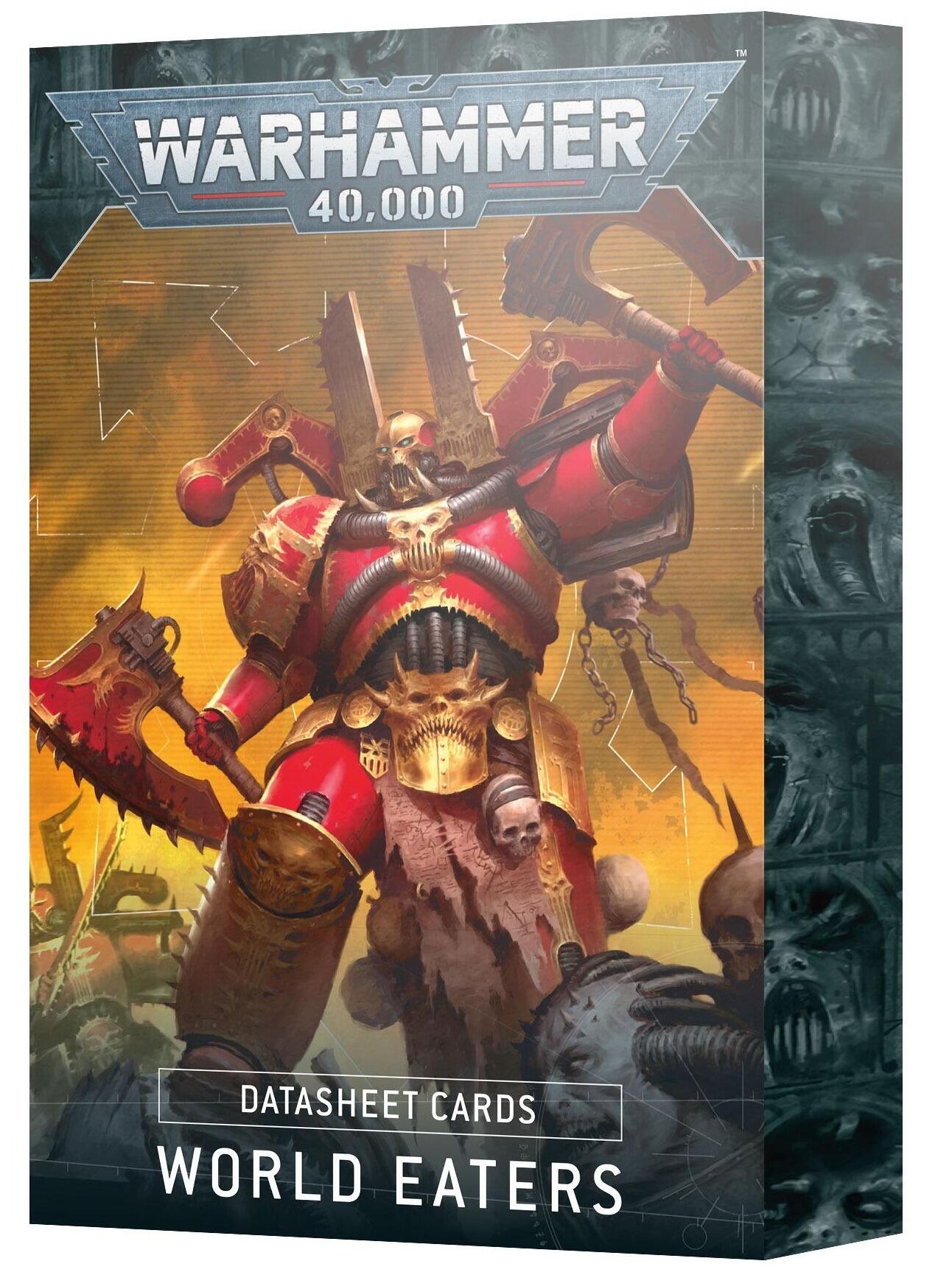 World Eaters Datacards – 35 Quick Reference Cards | Warhammer 40K | Warmodels
