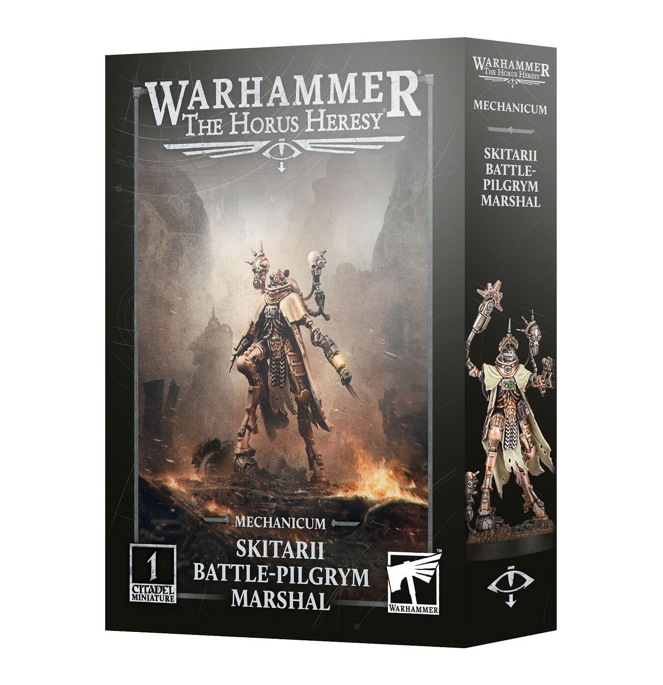Skitarii Battle-Pilgrym Marshal miniature assembled