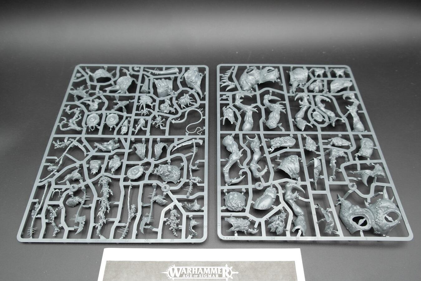 Pre-Loved Maggoth Lord - Close-up of sprues