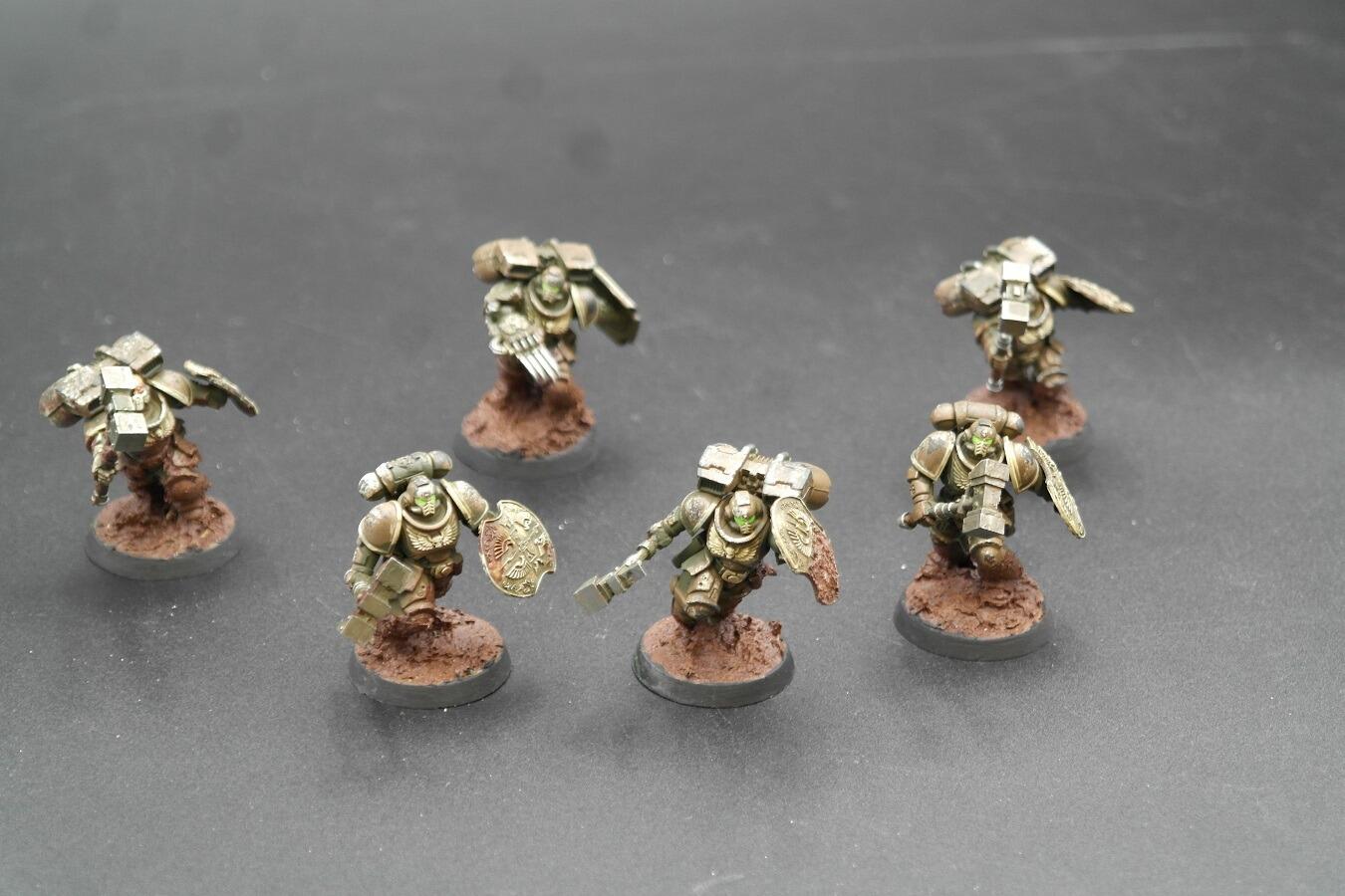 Pre-loved Jump Pack Intercessors Space Marines Warhammer 40k fully built kitbashed front view