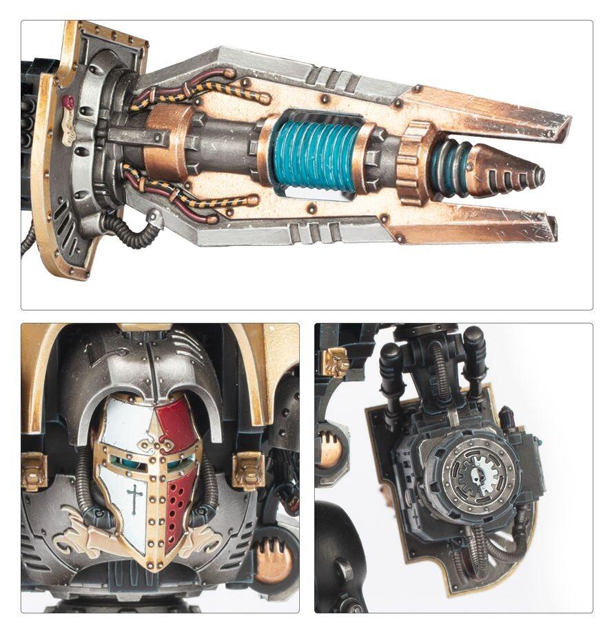 Canis Rex miniature assembled close up las-impuslor and faceplate