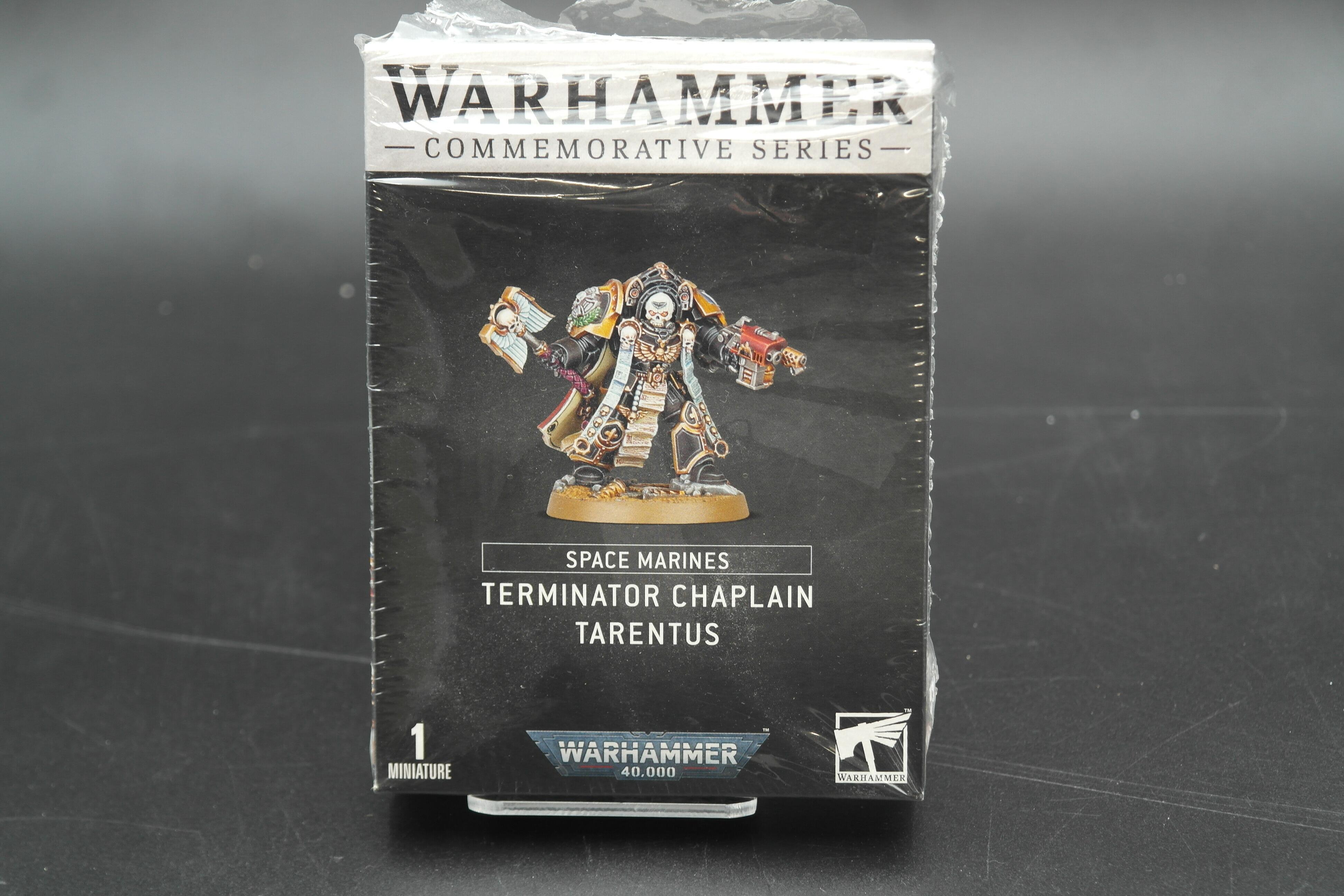 Pre-loved Terminator Chaplain Tarentus Space Marines Warhammer 40k front view