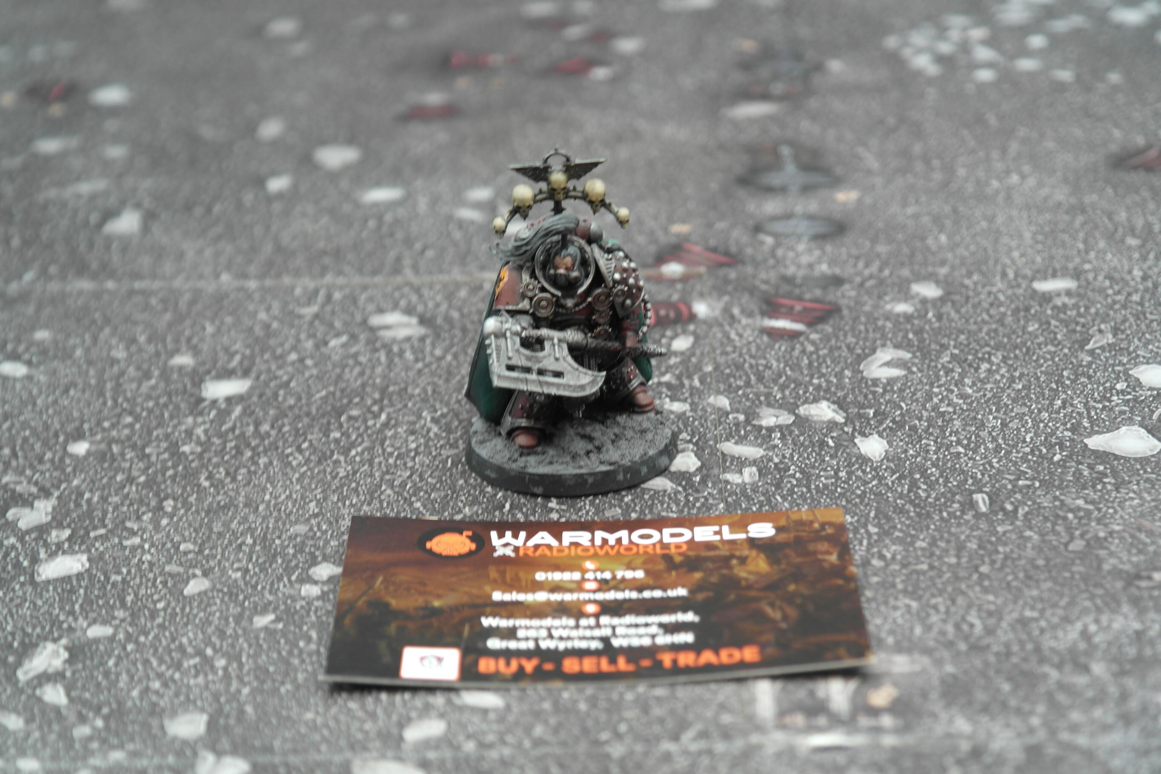 Pre-loved Praetor with Power Axe Horus Heresy front view