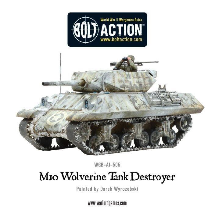 Bolt Action M10 Wolverine turret detail