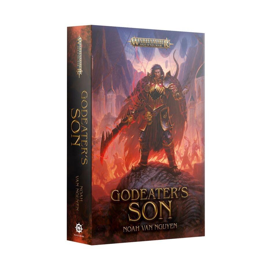Godeater’s Son Paperback Warhammer Horror Novel Featuring a Young Man’s Struggle Between Faith and Corruption in a Chaos-Infested World Available at Warmodels.co.uk.