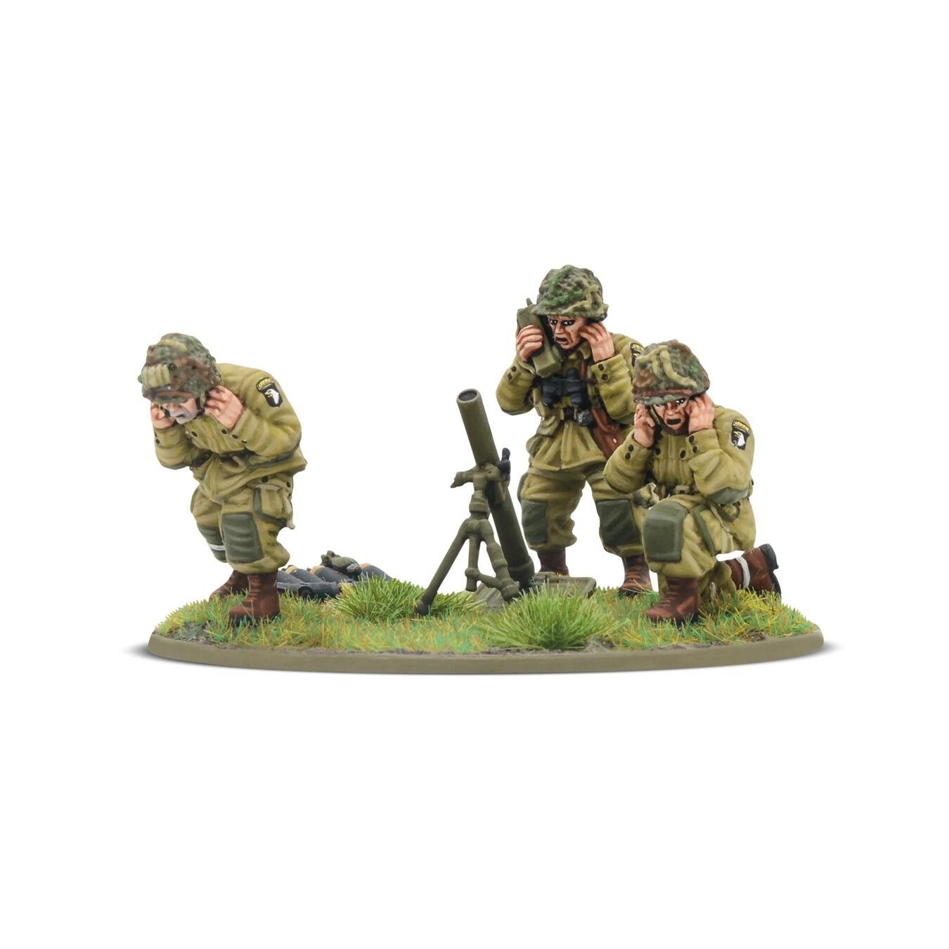 US Airborne Medium Mortar Team painted