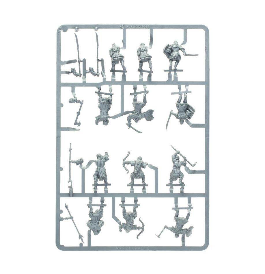 Mordor Battlehost unassembled miniatures with bases