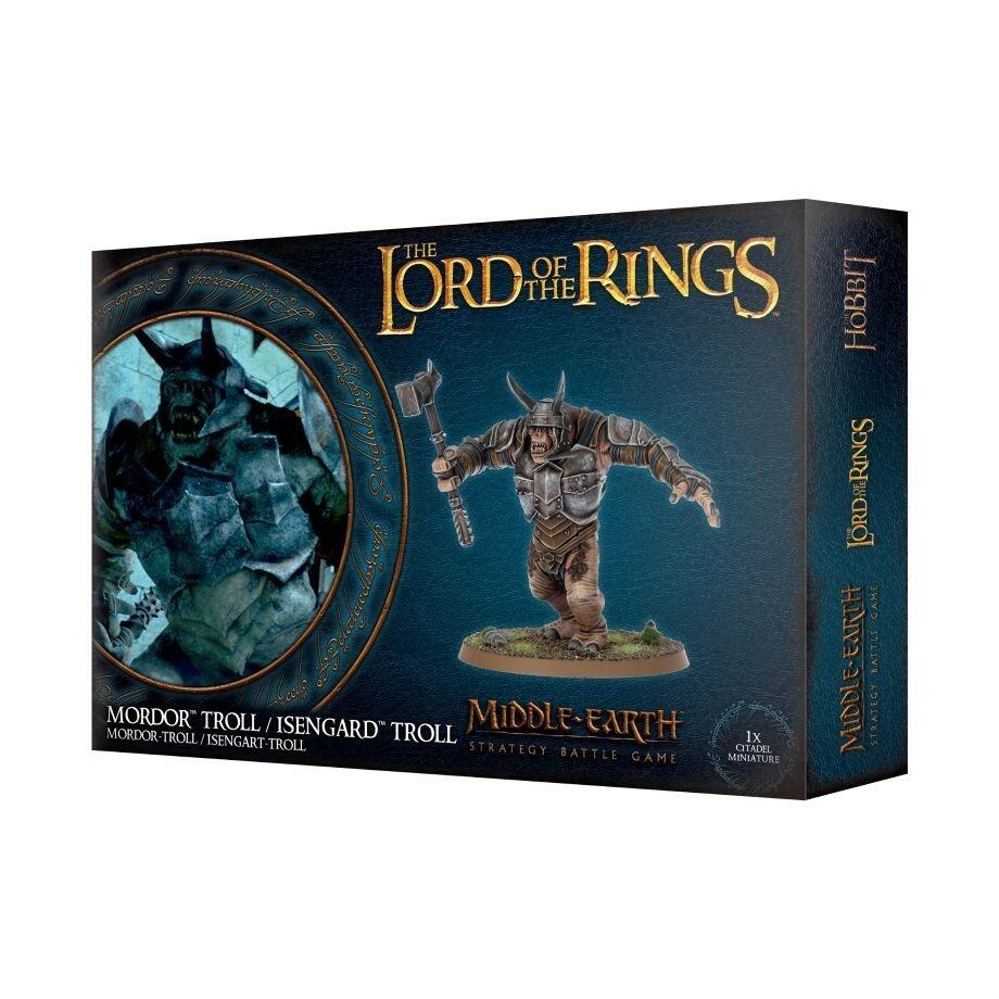 Close-up of sculpted troll face and armour