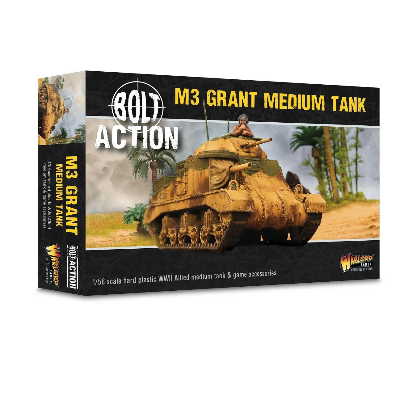 M3 Grant Medium Tank – Bolt Action model – models as shown in pictures