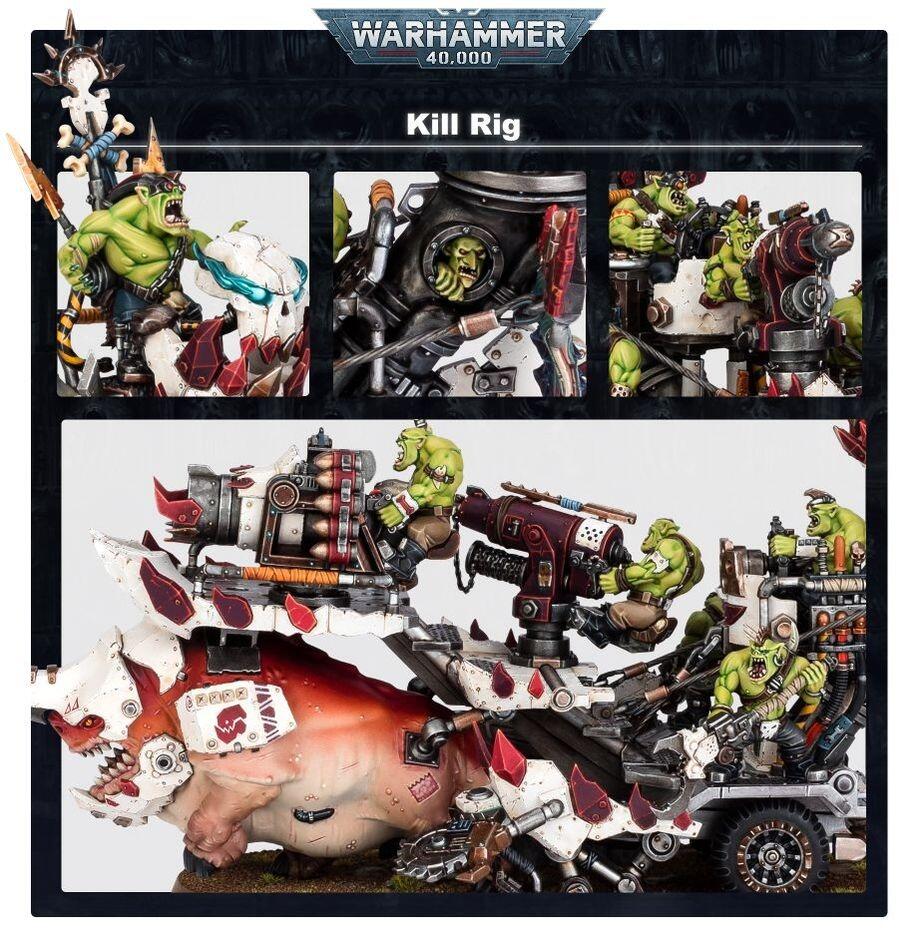 Ork Kill Rig miniature – 40k faction unit