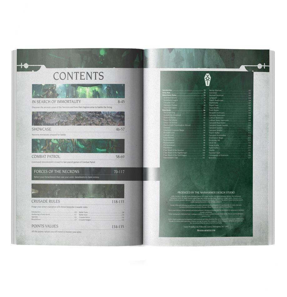Necron faction codex front cover – Games Workshop
