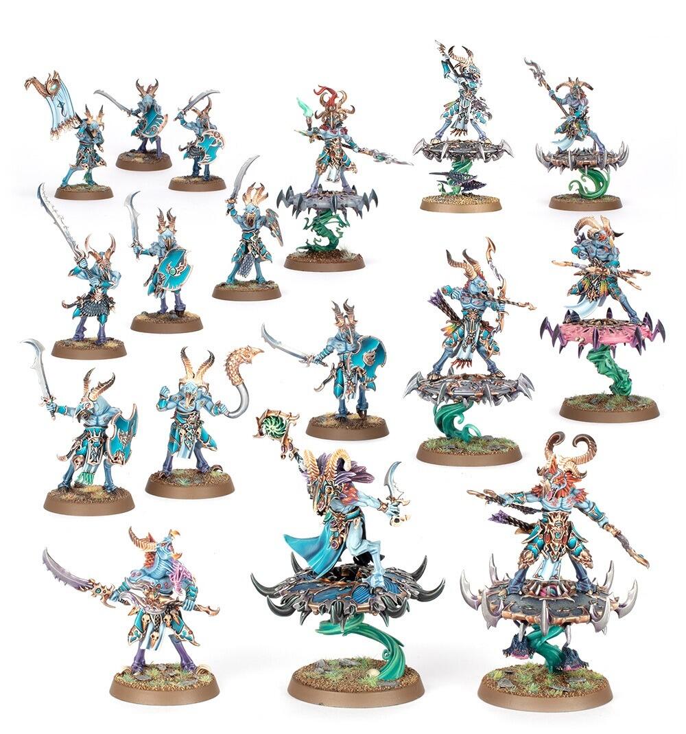 Painted Disciples of Tzeentch Spearhead army