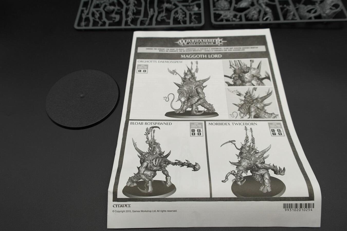 Pre-Loved Maggoth Lord - Build instructions