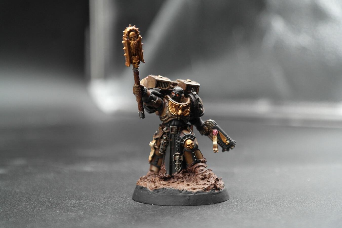 Pre-loved Jump Pack Chaplain REF-101 Space Marines Warhammer 40k front view