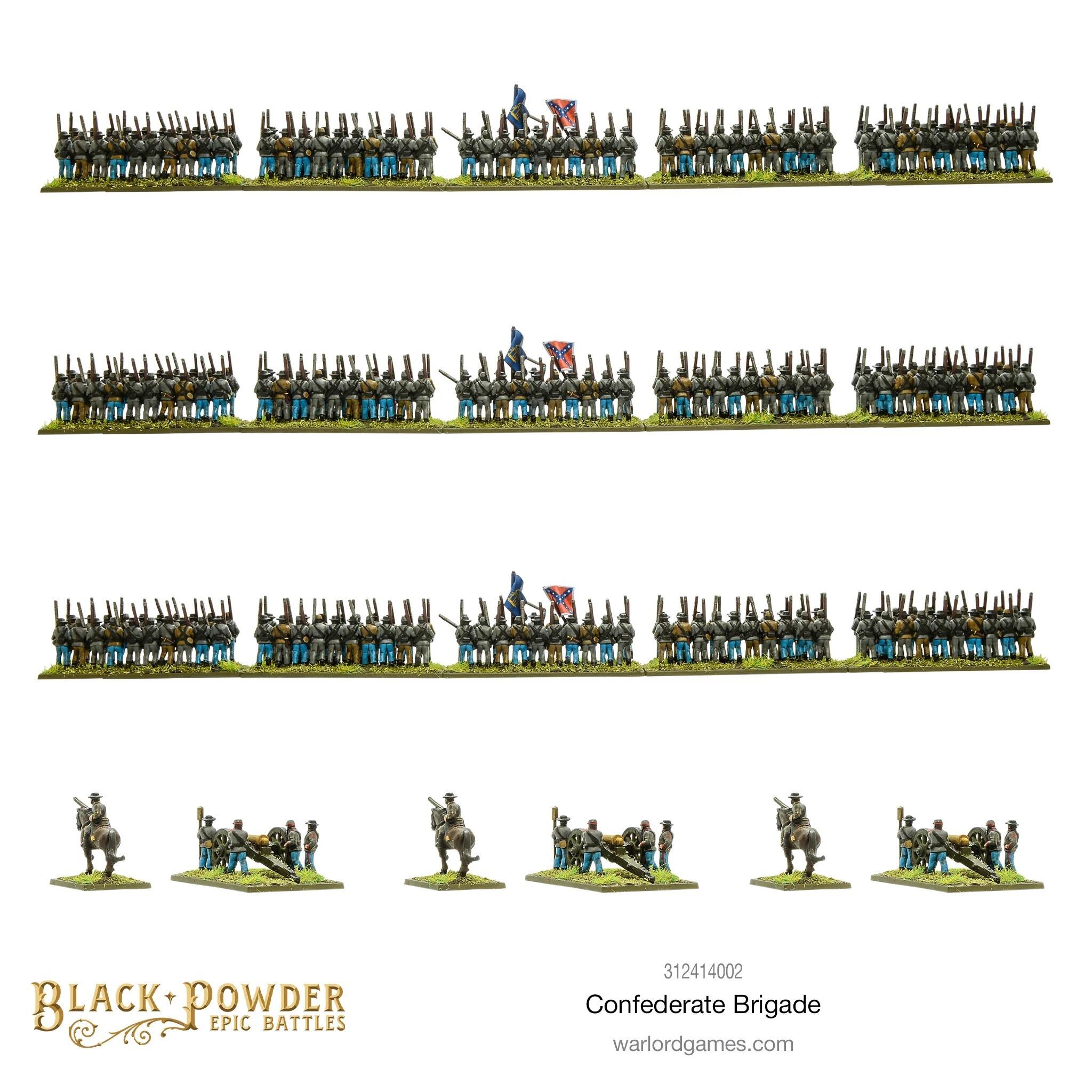 Confederate infantry models American Civil War