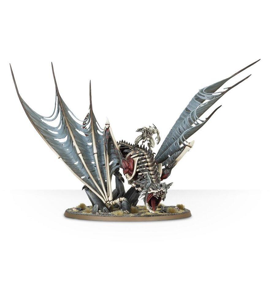 Abhorrant Ghoul King on Royal Terrorgheist miniature assembled