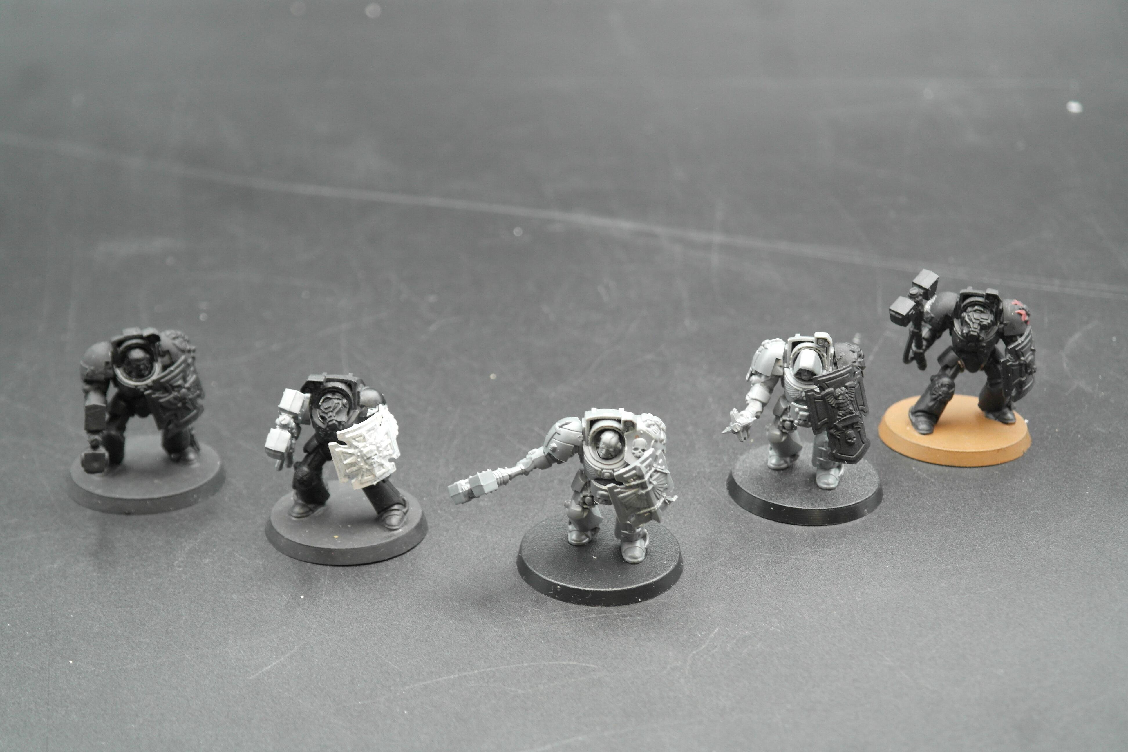 Pre-loved old style Terminators Ref 102 Space Marines Warhammer 40k rear view